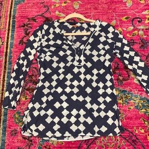 Persifor Navy and White Tunic